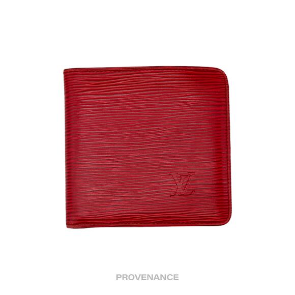 🔴 Louis Vuitton MALLETIER Marco Wallet - Red Epi Leather - Picture 2 of 10